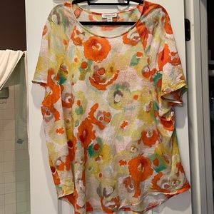 3x Coldwater creek short sleeve shirt